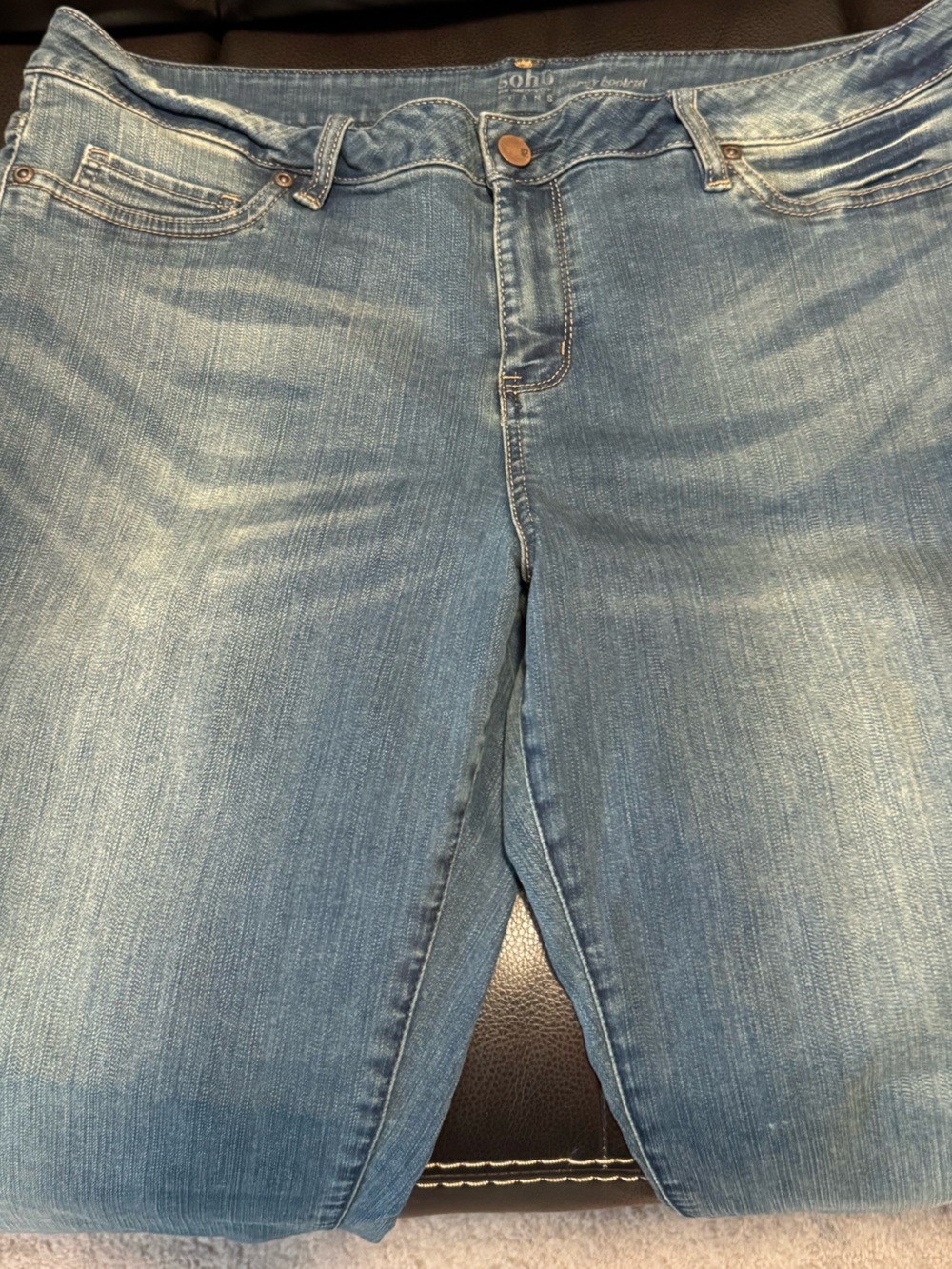 Soho Women's Light Blue Boot Cut Jeans